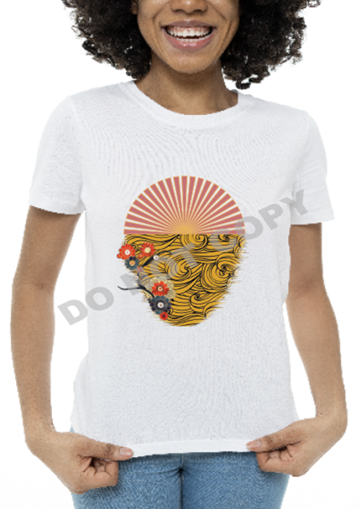 mockup coucher de soleil